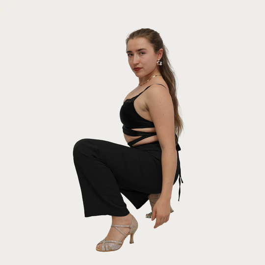 Sofia – Small Black Latin Top