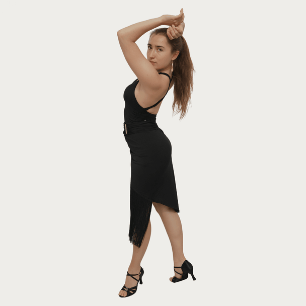 Cassandra - Fringe Latin Skirt - iLoveDanceShoes