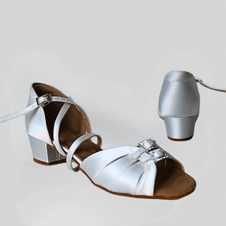 Feronia Twin Diamond Buckles - Women's Latin / Salsa Shoes - iLoveDanceShoes