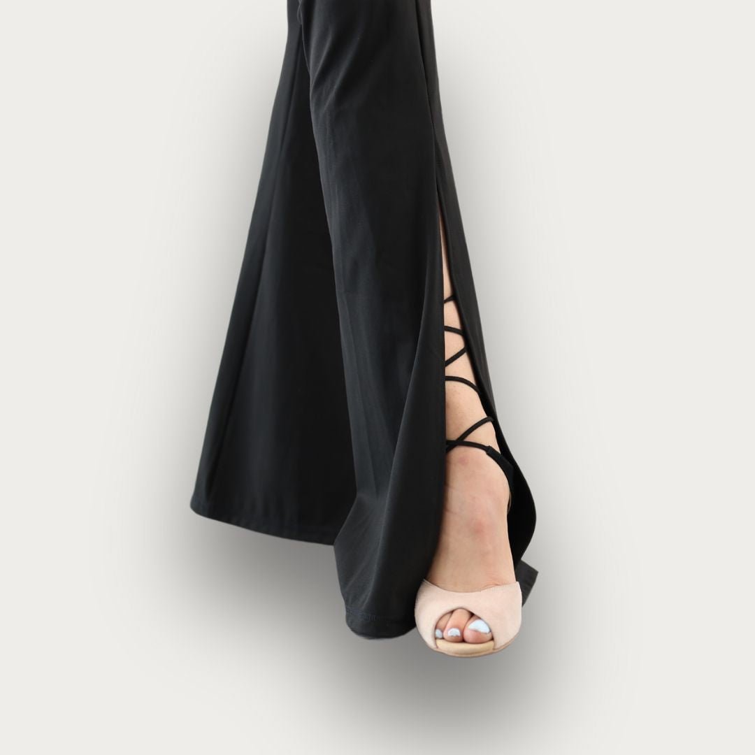 Jumpsuit - Flared All Black - iLoveDanceShoes