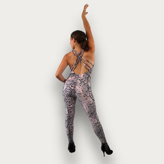 Jumpsuit - Snake Skin - iLoveDanceShoes
