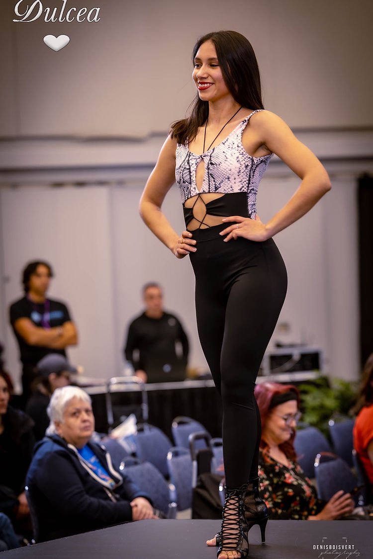 Snake Skin Lace Front Dance Jumpsuit with Adjustable Lacing, Soft Flexible Material and Flattering Fit for Training and Social