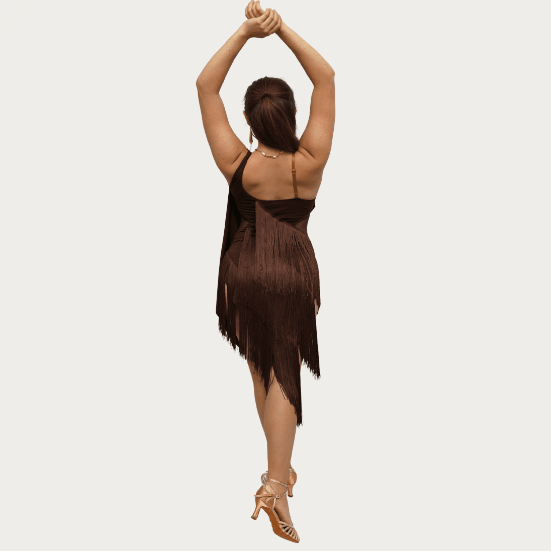Nina - Latin Fringe Practice/Performance Dress - iLoveDanceShoes