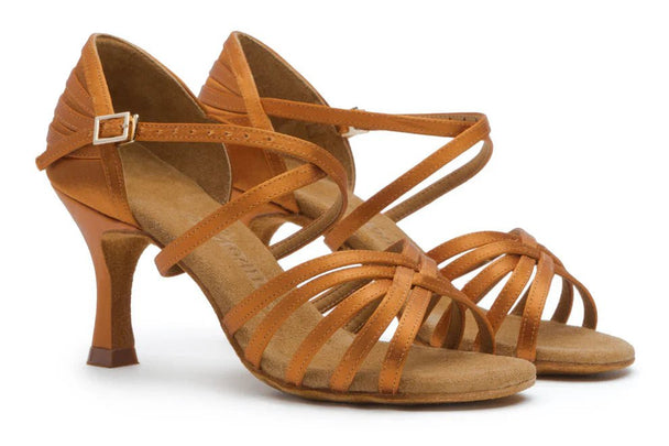 AOQUNFS Chaussures De Danse Latine Femme Fille - Salsa Tango Bachata Salon