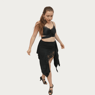 Sofia – Small Black Latin Top - iLoveDanceShoes