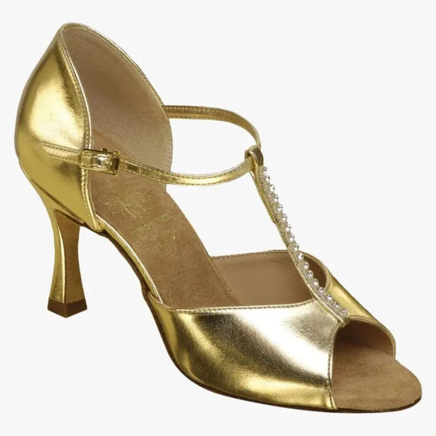 Chaussures De Danse Latine Femme Bout Fermé – Salsa, Bachata, Tango – Semelle Daim Antidérapante Et Mesh Respirant