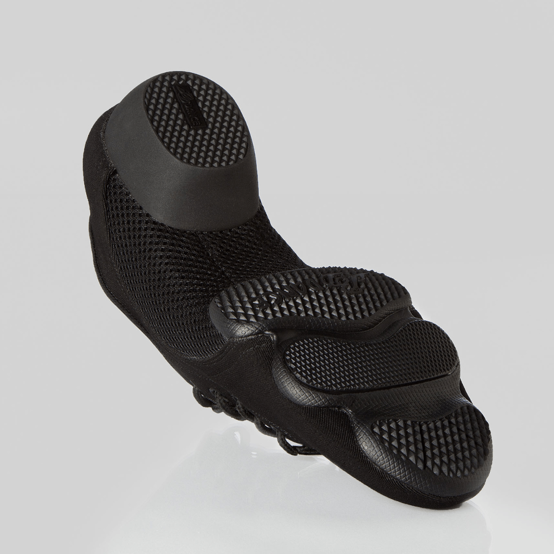 Agile Women's Practice Dance Shoes with Canvas Upper, 3-Part Sole and Lace-Up Design for Indoor and Outdoor Dancing