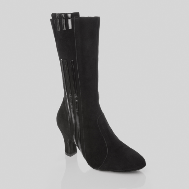Audra Suede Dance Boot for Women-Comfortable Leather Fit with Triple Leather Cushioning, Ideal for All Types of Dance