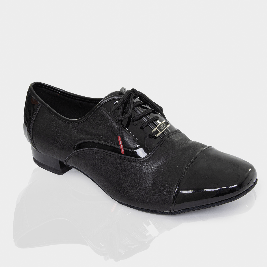 Chasse Men's Ballroom Dance Shoes in Soft Leather with Lace-Up Closure and Cushioning for Comfort in Salsa, Tango and Latin