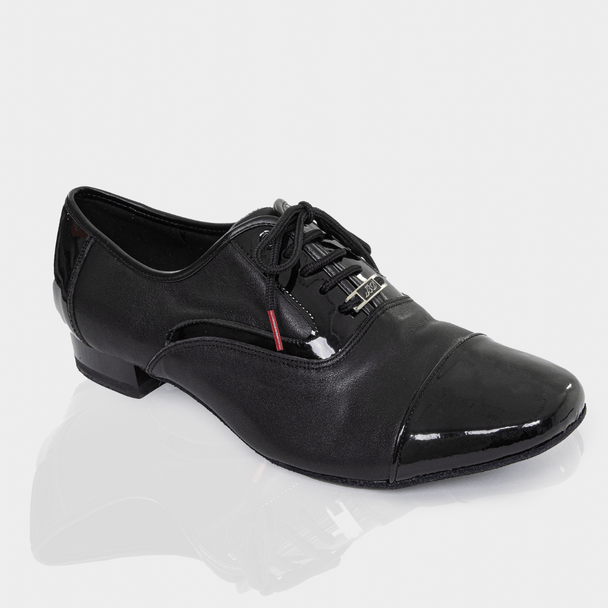 Chasse Men's Ballroom Dance Shoes in Soft Leather with Lace-Up Closure and Cushioning for Comfort in Salsa, Tango and Latin