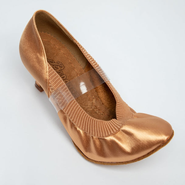 Clear Plastic Gel Straps for Strapless Ballroom Dance Shoes. Anti-Slip, Reusable, Washable, and Comfortable. 2 Pairs per Pack