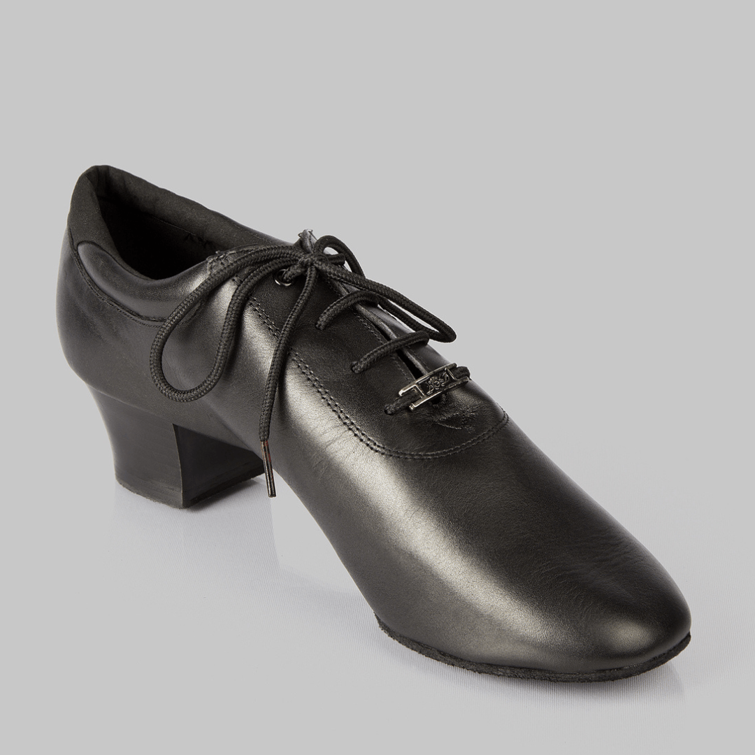 Colona Classic Men's Latin Dance Shoes with Cuban Heel, Leather Sole and Cushioning for Salsa, Tango, Bachata and Latin Dance