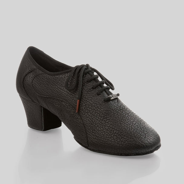 Fantisia Women's Practice Dance Shoes in Soft Lamb Leather with Lace-Up Closure, Cuban Heel, Cushioning for All Dance Styles