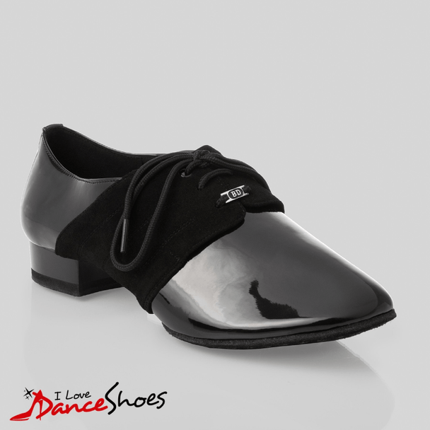 Hawthorne Men's Ballroom Dance Shoes in Leather and Nubuck with Lace-Up Style and Split Sole for Comfort, Flexibility, Style