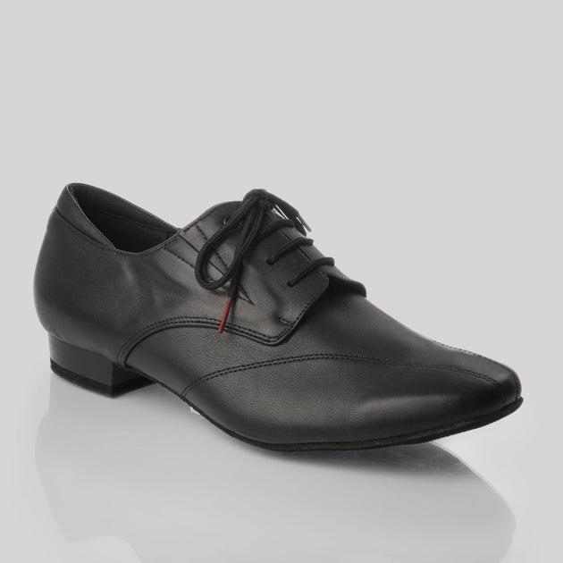 Janus Classic Men's Leather Dance Shoes with Lace-Up Closure and Cushioning for Ballroom, Salsa, Bachata and Tango