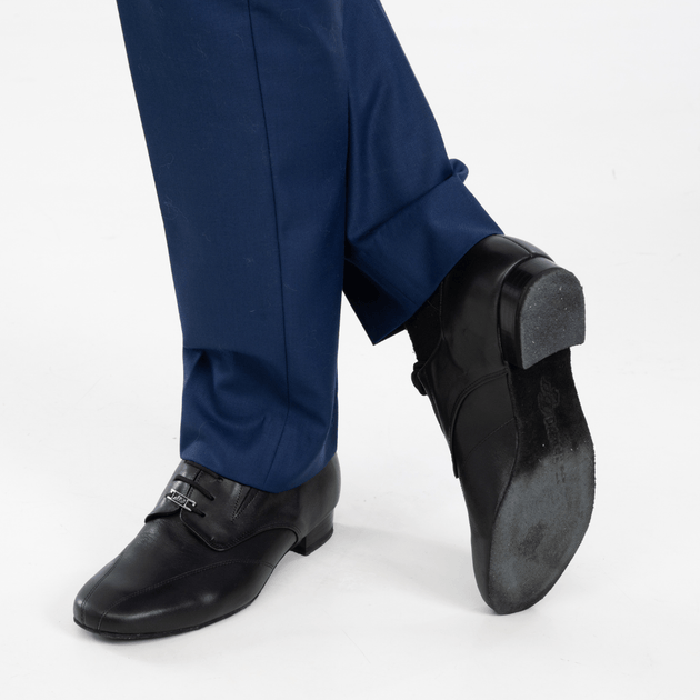 Janus Classic Men's Leather Dance Shoes with Lace-Up Closure and Cushioning for Ballroom, Salsa, Bachata and Tango