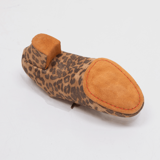 Leopard Fantisia Women's Practice Dance Shoes. Canvas with Cuban Heel, Full Shank, Cushioning for Comfort in All Dance Styles