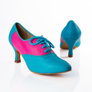 Magnific Women's Dance Shoes in Soft Lamb Leather with 2.2 Inch Heel, Custom Colors and Cushioning for All Dance Styles