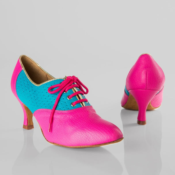 Magnific Women's Dance Shoes in Soft Lamb Leather with 2.2 Inch Heel, Custom Colors and Cushioning for All Dance Styles