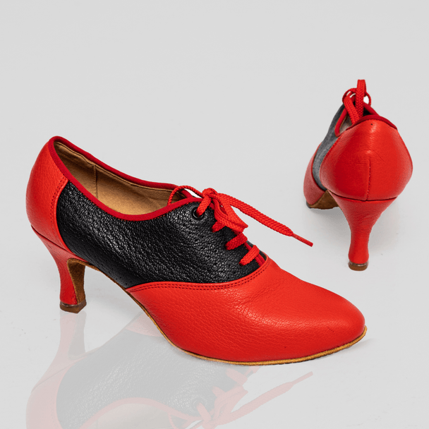 Magnific Women's Dance Shoes in Soft Lamb Leather with 2.2 Inch Heel, Custom Colors and Cushioning for All Dance Styles
