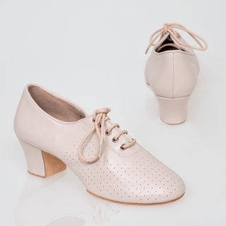 Paragon Women's Practice Dance Shoes in Lamb Leather with Lace-Up Closure, and Triple Padding for Comfort and Support