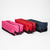 Portable Breathable Dance Shoe Bag with Zipper, Holds 2 Pairs, Front Pocket for Accessories, Red Pink or Blue Options