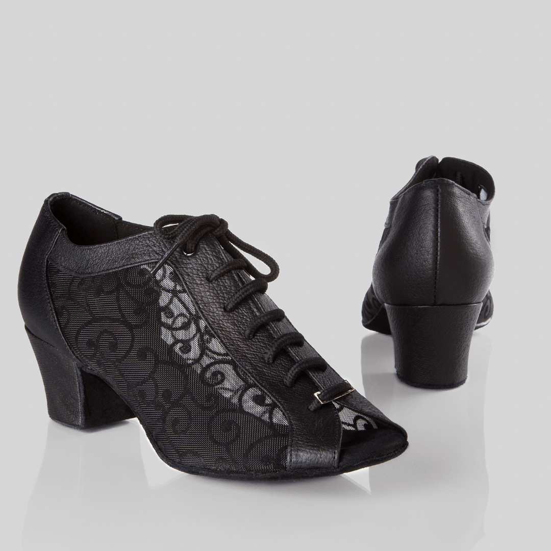 Practica Women's Dance Shoes with Mesh Design, Lace-Up Fit for Comfort and Stability in Salsa, Tango and Ballroom