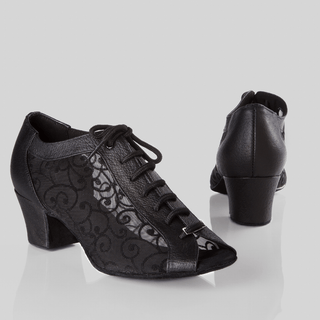 Practica Women's Dance Shoes with Mesh Design, Lace-Up Fit for Comfort and Stability in Salsa, Tango and Ballroom