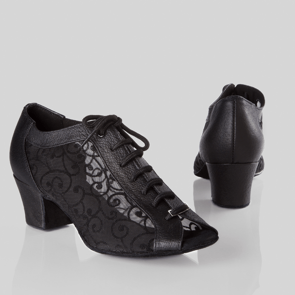 Practica Women's Dance Shoes with Mesh Design, Lace-Up Fit for Comfort and Stability in Salsa, Tango and Ballroom